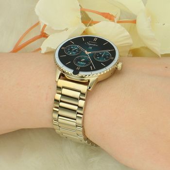 Garett Grace złoty stalowy – smartwatch damski AMOLED, rozmowy Bluetooth, elegancka bransoleta gold.jpg